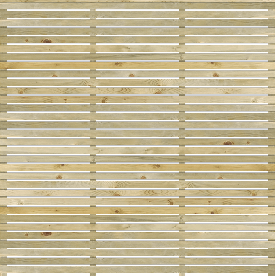 Our pressure treated fence panels are the most affordable panels within our collection.